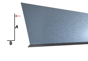 Deska czołowa typu L stal 051sp