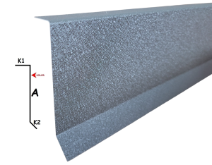 Listwa kominowa na wcięcie stal 045sp
