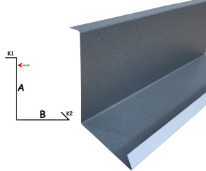 Przyścienna pod dachówkę do wcięcia stal 035sp