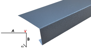 Pas nadrynnowy na dach płaski stal 023sp