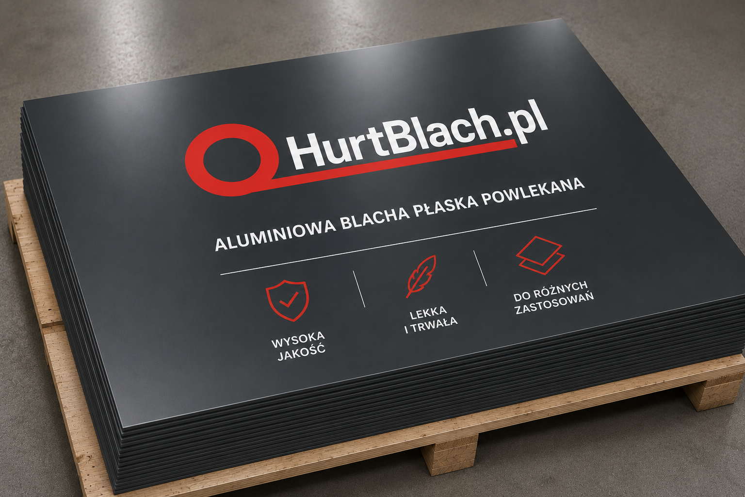 Aluminiowa blacha płaska w arkuszach - Blachy płaskie